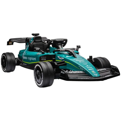 Aston Martin Aramco F1 Licensed Electric Kids Ride On Race Car