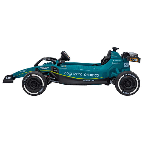 Aston Martin Aramco F1 Licensed Electric Kids Ride On Race Car