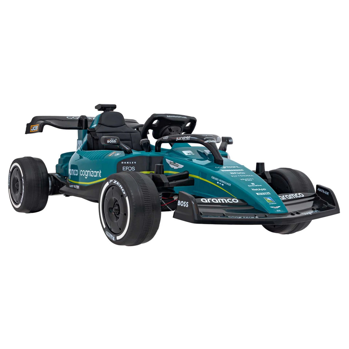 Aston Martin Aramco F1 Licensed Electric Kids Ride On Race Car