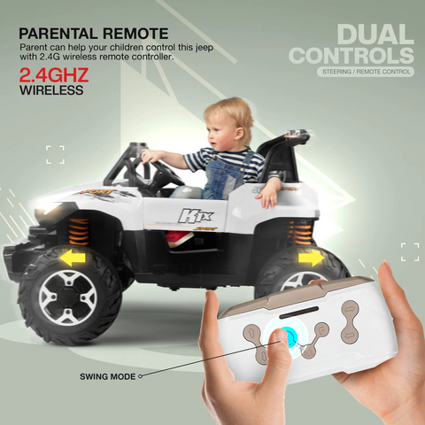 Rechargeable Battery Operated Jeep for Kids