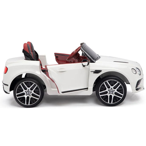 Licensed Bentley GT Super Sports Kids Car White