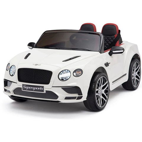 Licensed Bentley GT Super Sports Kids Car White