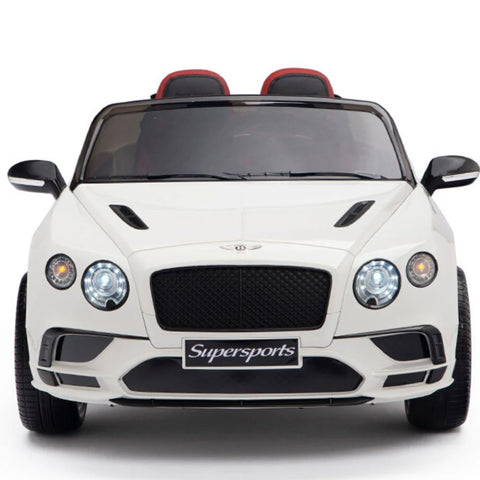 Licensed Bentley GT Super Sports Kids Car White