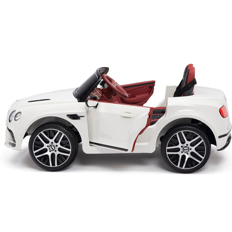 Licensed Bentley GT Super Sports Kids Car White