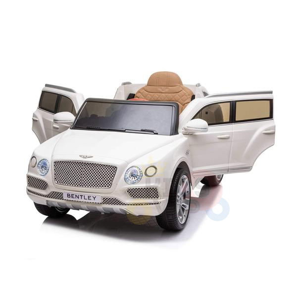 Licensed Bentley Bentayaga Kids Car White