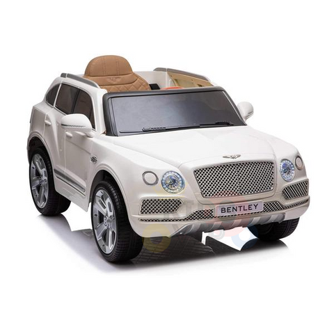 Licensed Bentley Bentayaga Kids Car White