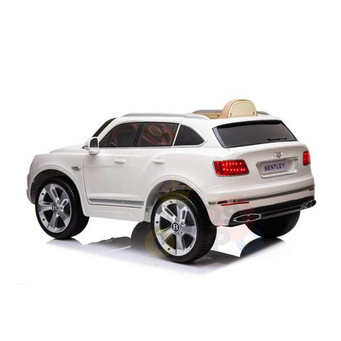 Licensed Bentley Bentayaga Kids Car White