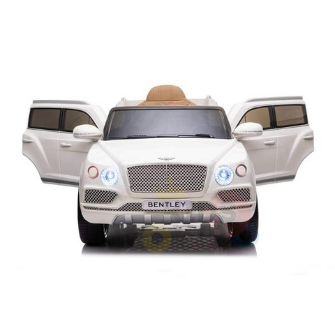 Licensed Bentley Bentayaga Kids Car White