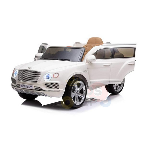 Licensed Bentley Bentayaga Kids Car White